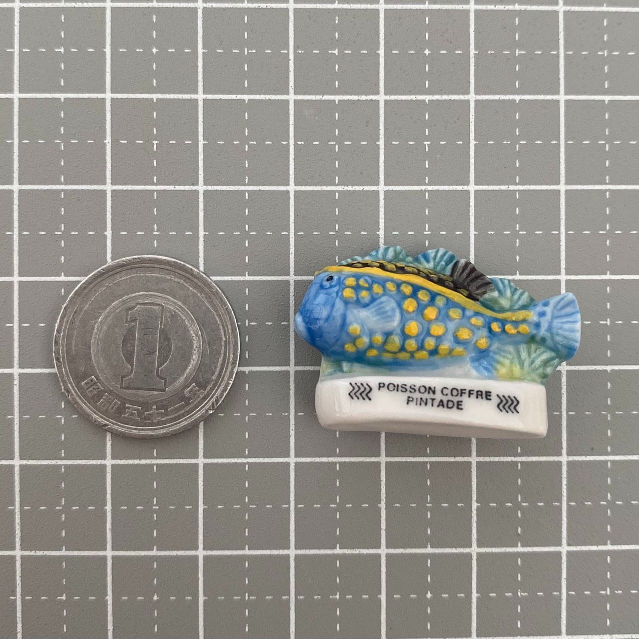 魚のフェーブ／海の生き物／フランス雑貨／陶器ミニチュア／ブロカント