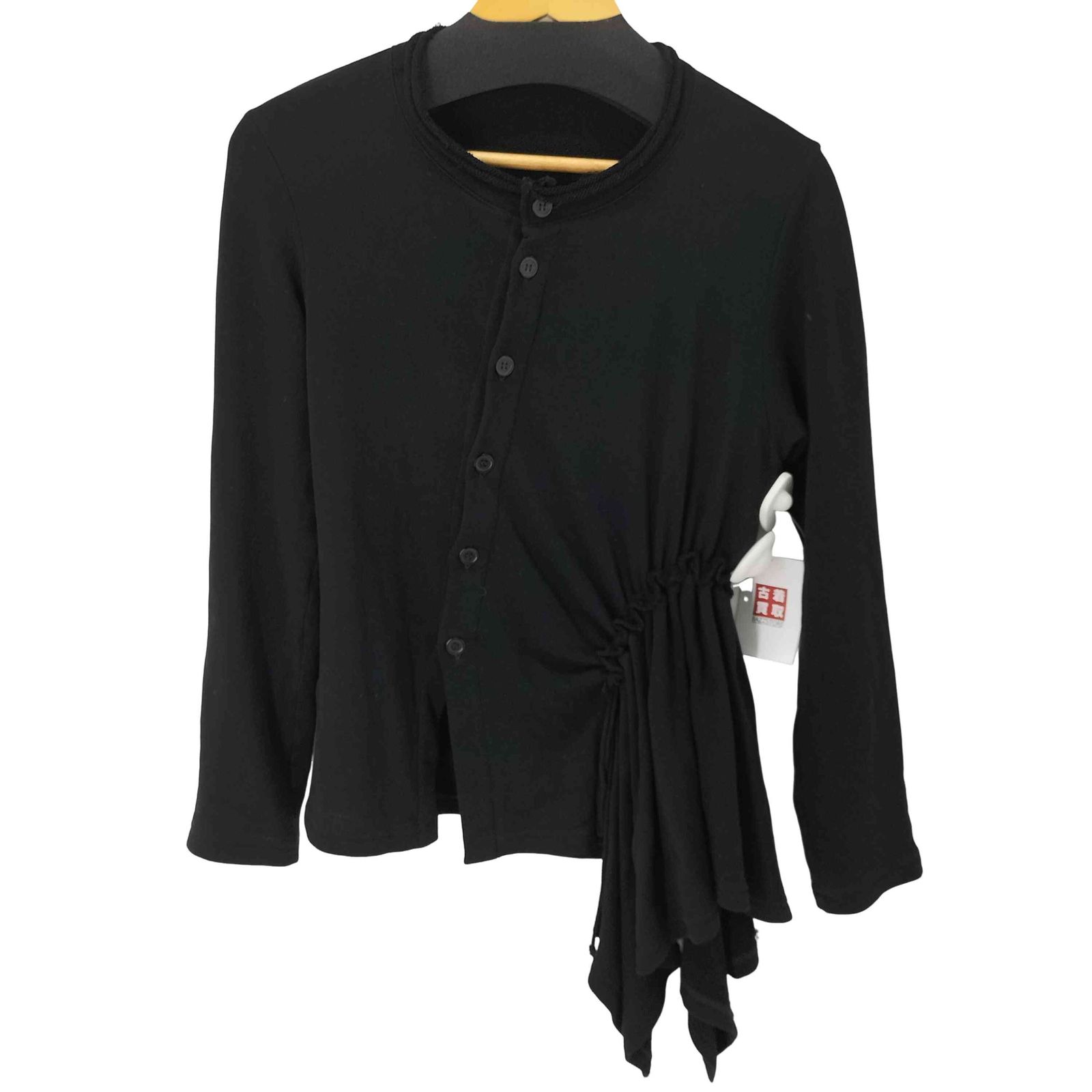 Ys(ワイズ) 25AW GAUZE FLEECE RIGHT SIDE FITTED DIAGONAL CARDIGAN レディース JPN：2 【中古】【ブランド古着バズストア】 ワイズ Ys 25AW GAUZE FLEECE RIGHT SIDE FITTED DIAGONAL CARDIGAN