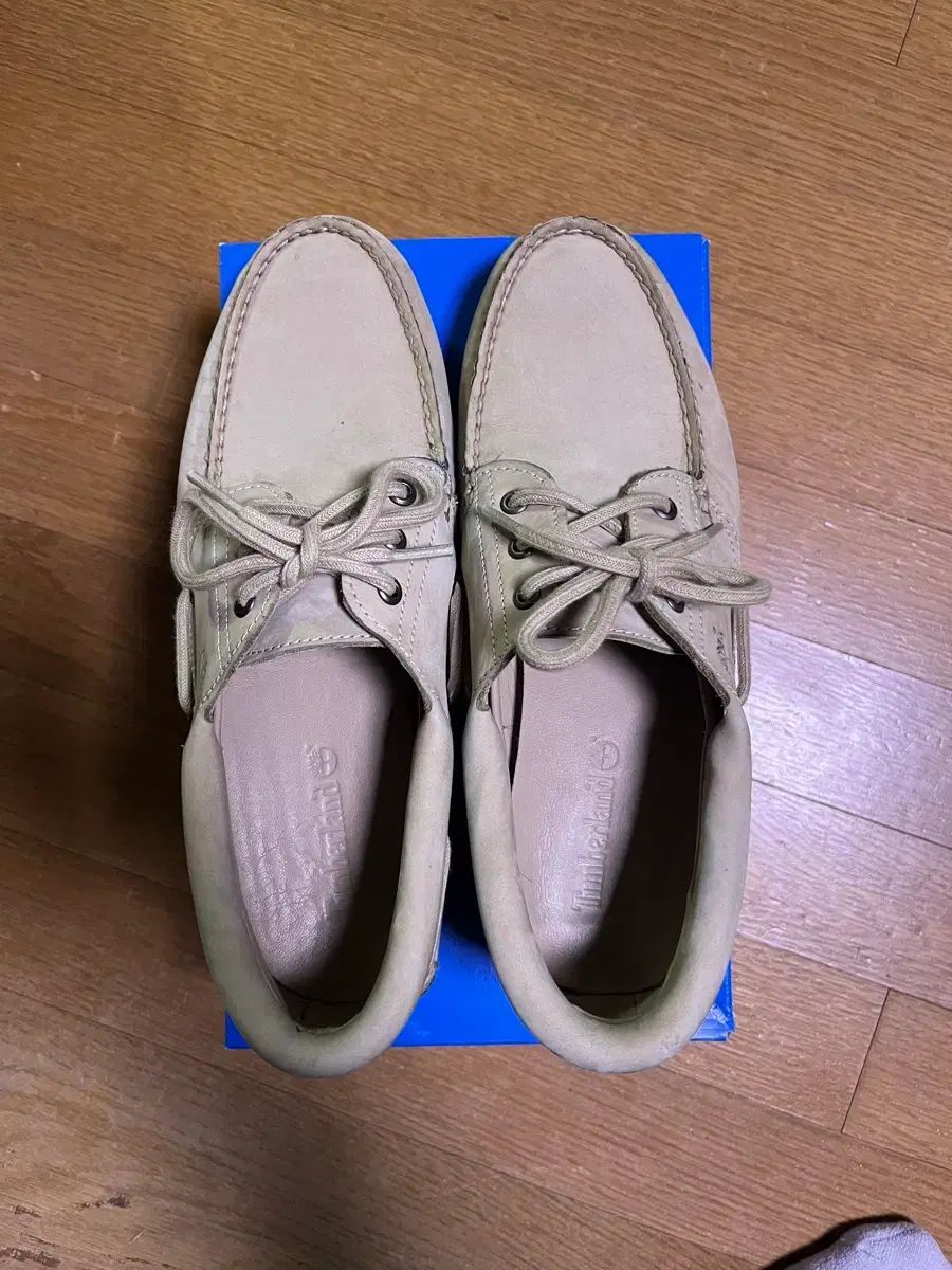 Timberland 3アイ ボートシューズ ベージュ 270