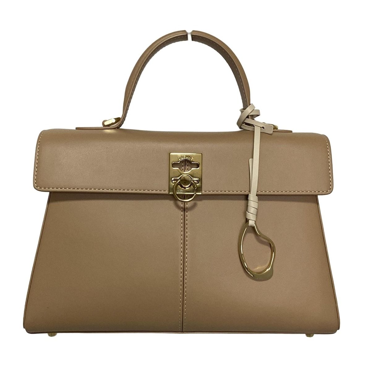 CAFUNE カフネ ハンドバッグ ベージュ レザー