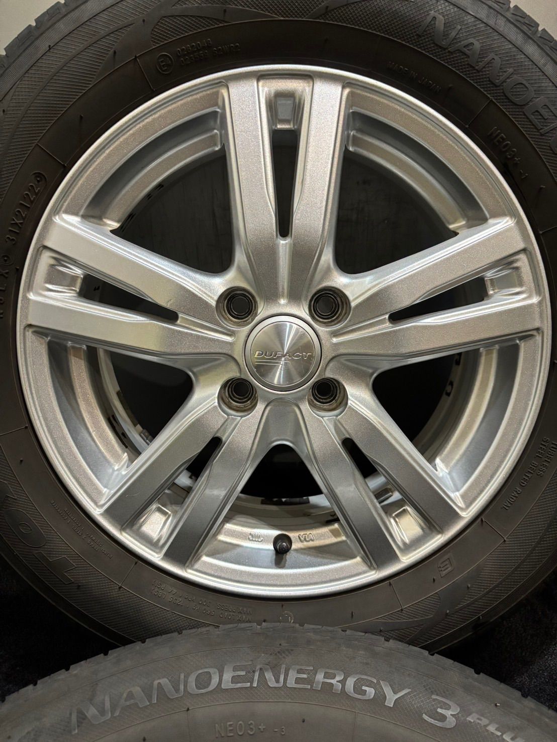 185 65 R 15 TOYO 3 PLUS 22年製 DUFACT 15インチ 5 J 42 100 4 H 夏タイヤ 4本 アクア ヤリス フリード 2 L 91