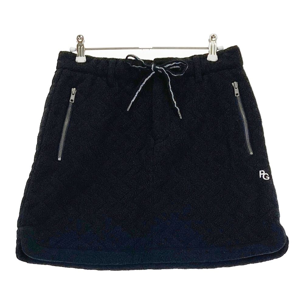 サイズ：1 PEARLY GATES パーリーゲイツ ボア 中綿スカート ネイビー系