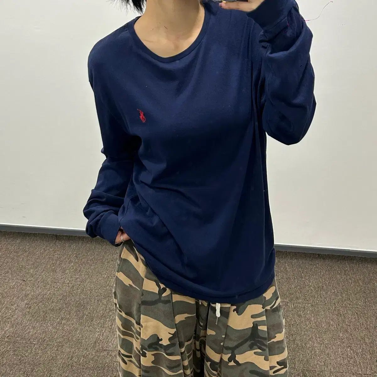 Polo ポロ レッドポニー ネイビー ロングスリーブ