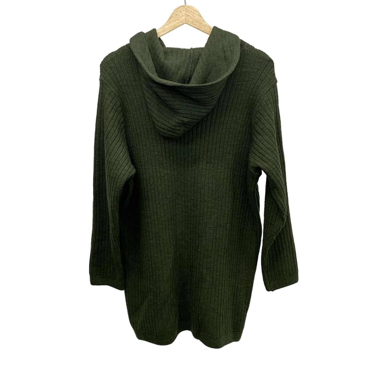 45 R フォーティーファイブ アール コート サイズ2 M レディース - ダークグリーン 長袖 ニット 春 秋