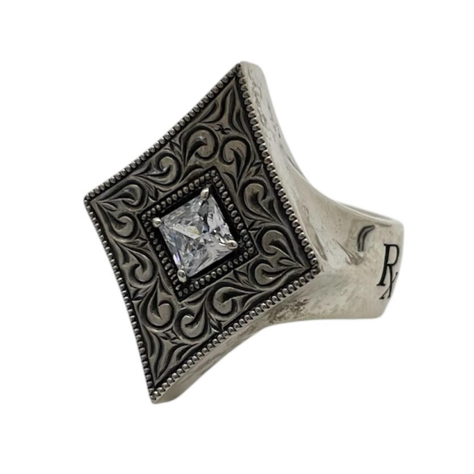 ANTIDOTE BUYERS CLUB アンチドートバイヤーズクラブ Engraved Diamond Ring リング 指輪 シルバー