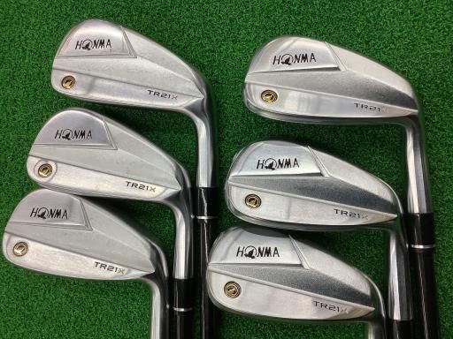 中古】 本間ゴルフ TOUR WORLD TR21X 7S アイアンセット IR VIZARD