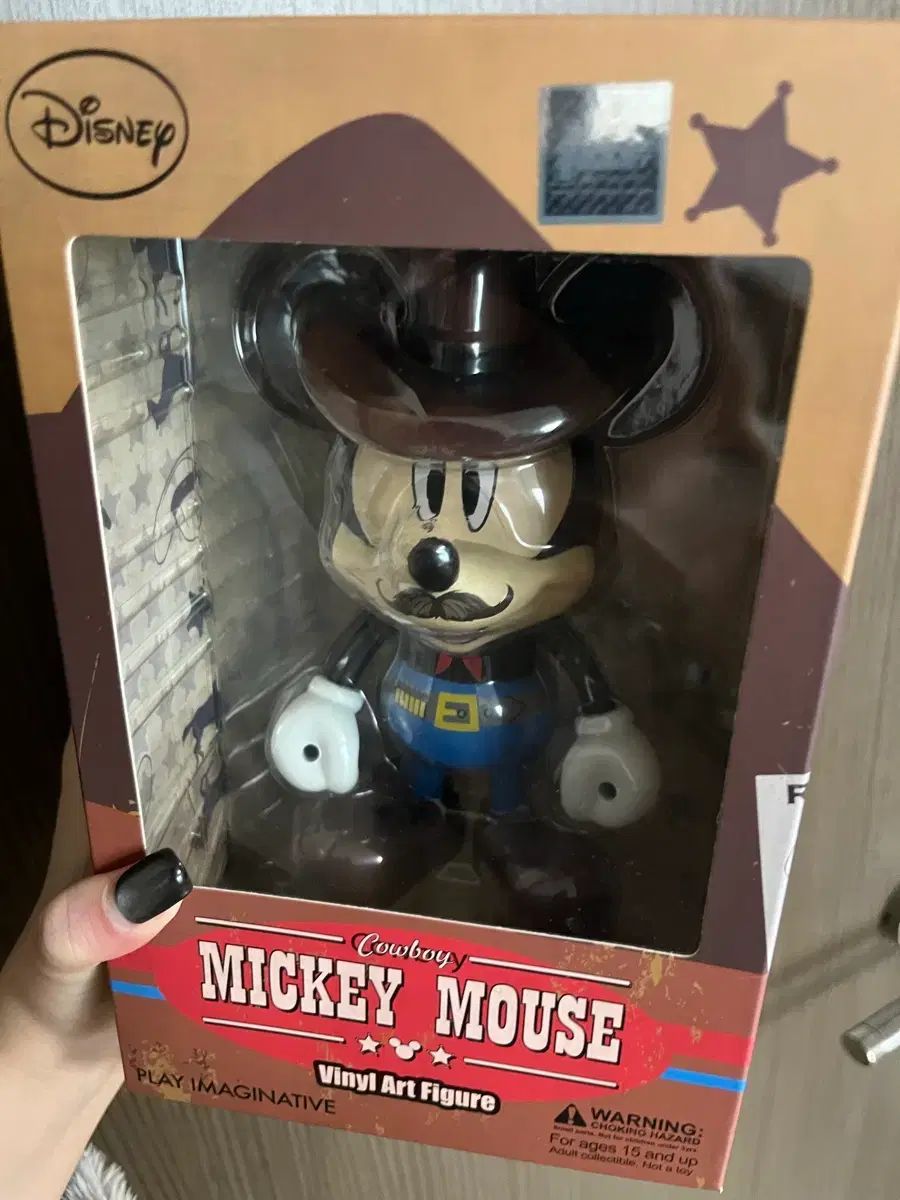 ディズニー カウボーイ ミッキーマウス フィギュア 正規品 限定モデル