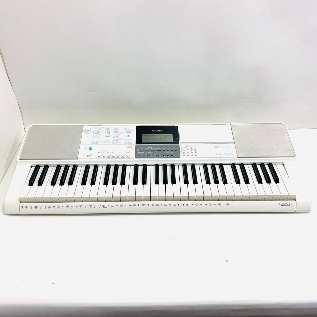 動作良好♪ CASIO カシオ LK-516 光ナビゲーションキーボード 61鍵盤