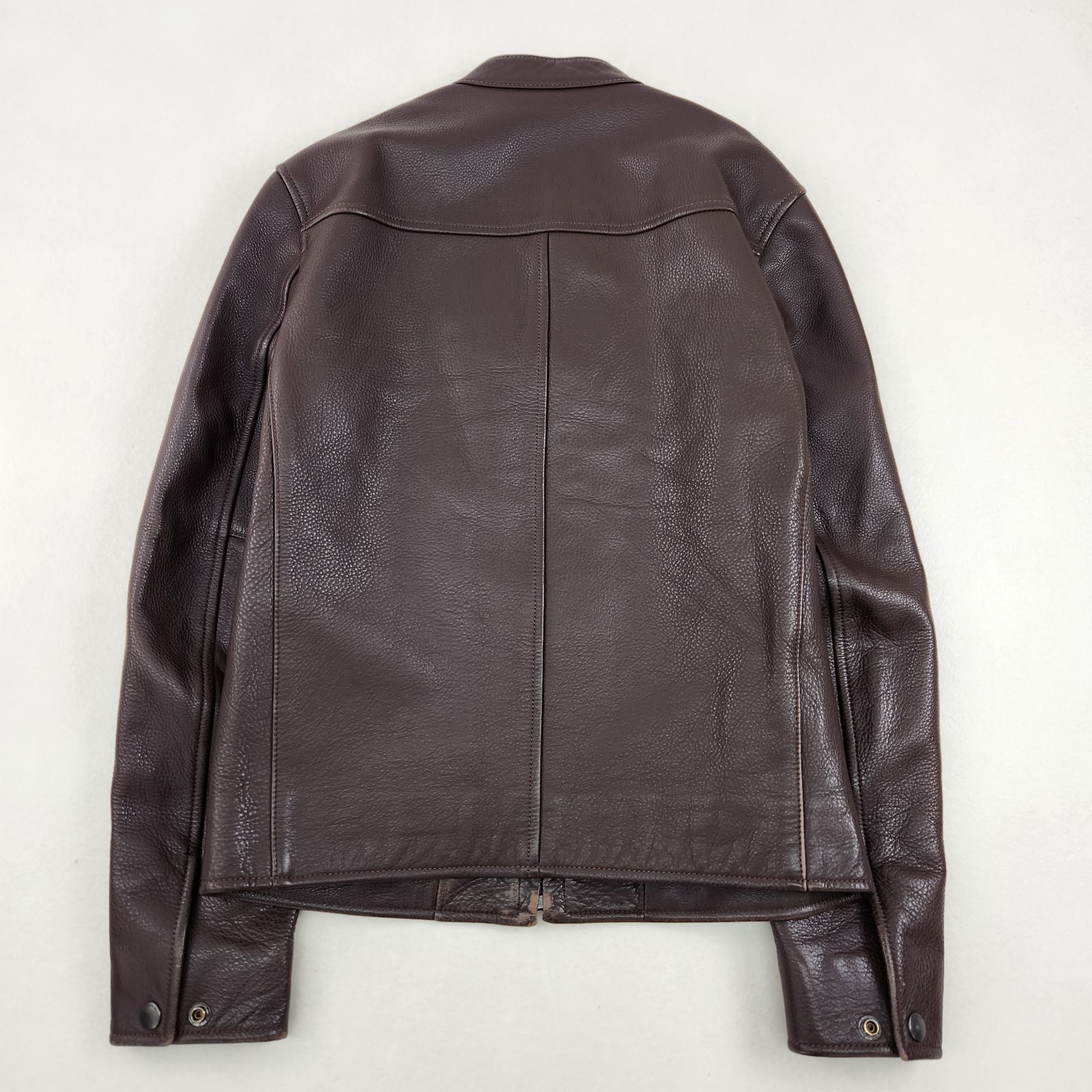 COACH シングルライダース 現行 ブラウン コーチ 本革 S相当 - メルカリ