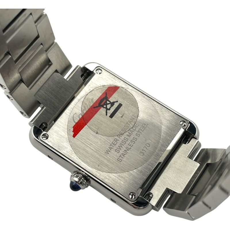 カルティエ Cartier タンクソロ SM シルバー SS クオーツ レディース 腕時計