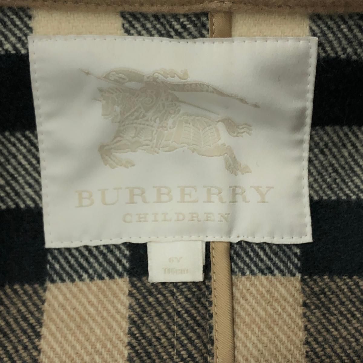 BURBERRY バーバリーチルドレン ダッフルコート サイズ:6Y 116cm 裏地 