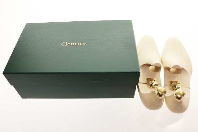 クレマチス CLEMATIS ビスポーク コンビプレーントゥ カーフ レザー