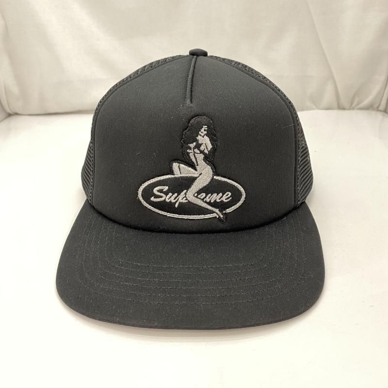 SUPREME Pin Up Mesh Back 5-Panel キャップ 黒 シュプリーム 91