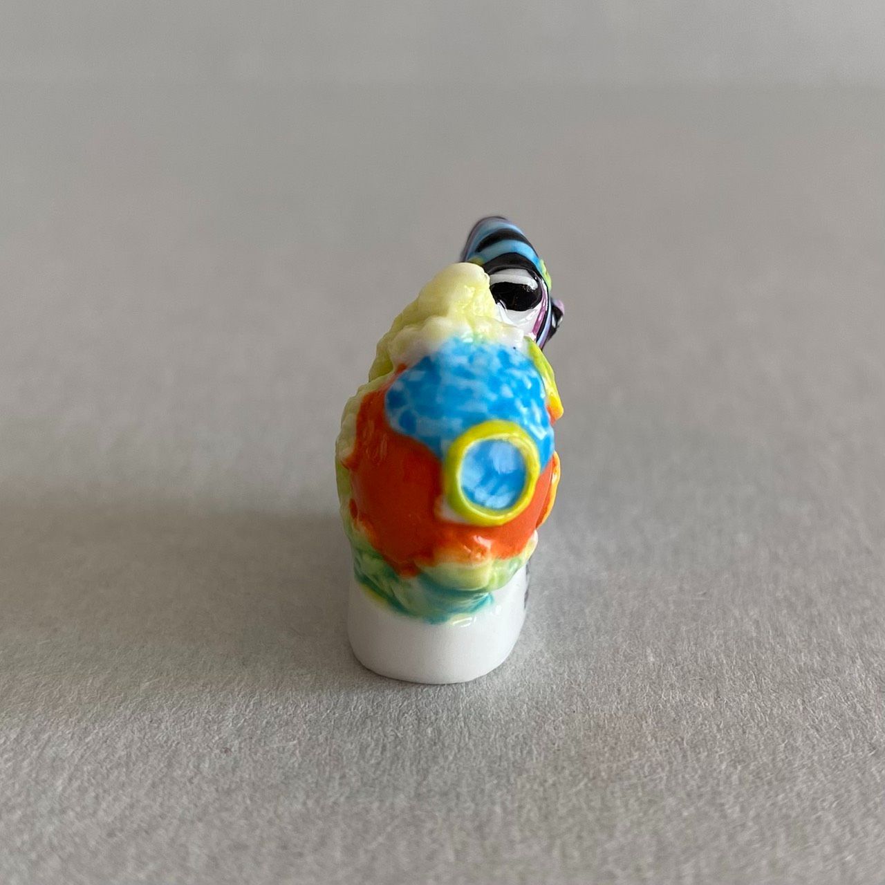 皇帝の魚のフェーブ／海の生き物／フランス雑貨／陶器ミニチュア