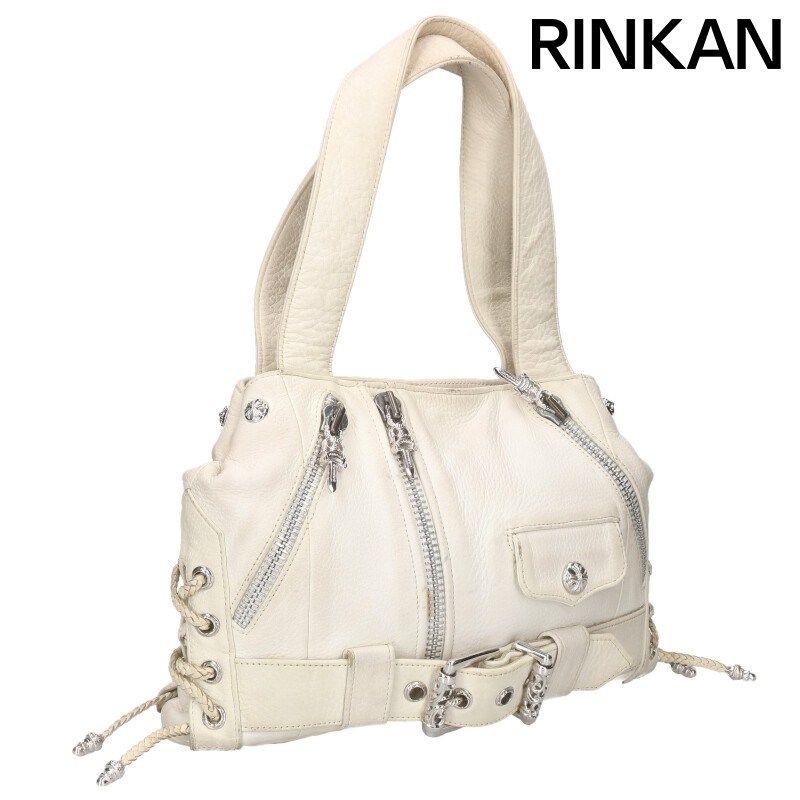 クロムハーツ JJ DEAN SMALL JJディーン スモール レザーライダースハンドバッグ メンズ