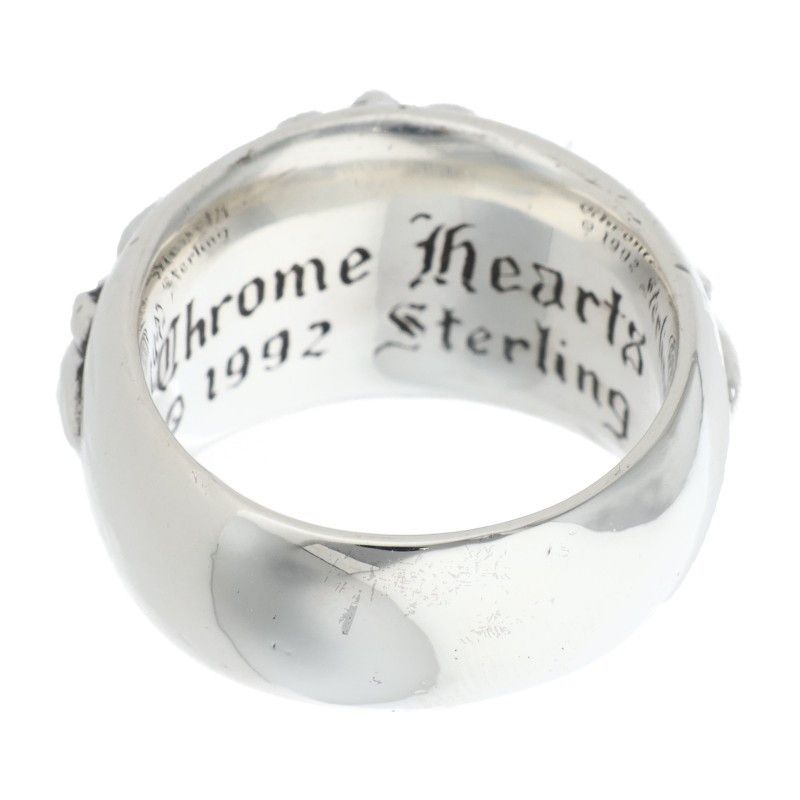  クロムハーツ FLRL CRS フローラルクロス シルバーリング メンズ 18 5号 リング 指輪 アクセサリー