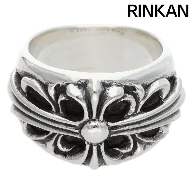 クロムハーツ FLRL CRS フローラルクロス シルバーリング メンズ 11 5号