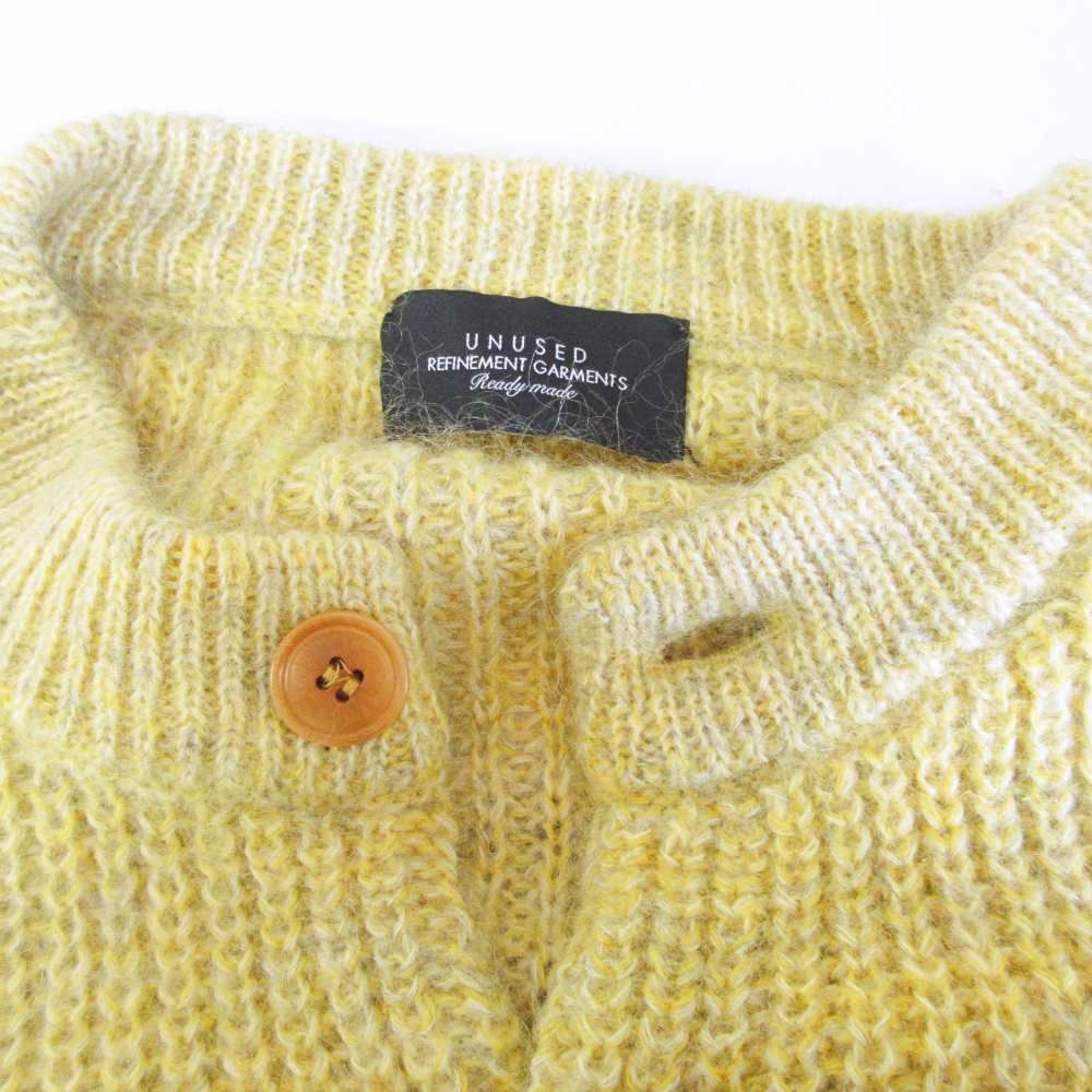 UNUSED ウールニットカーディガン Mohair knit cardigan | UNUSED(アンユーズド) / トップス
