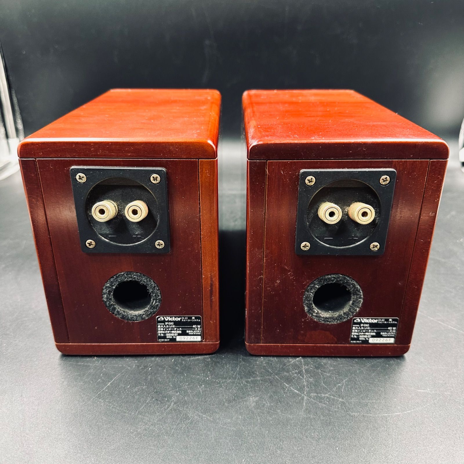 Victor ビクター SP-EXA3 ウッドコーンスピーカー ペア シリアル同番
