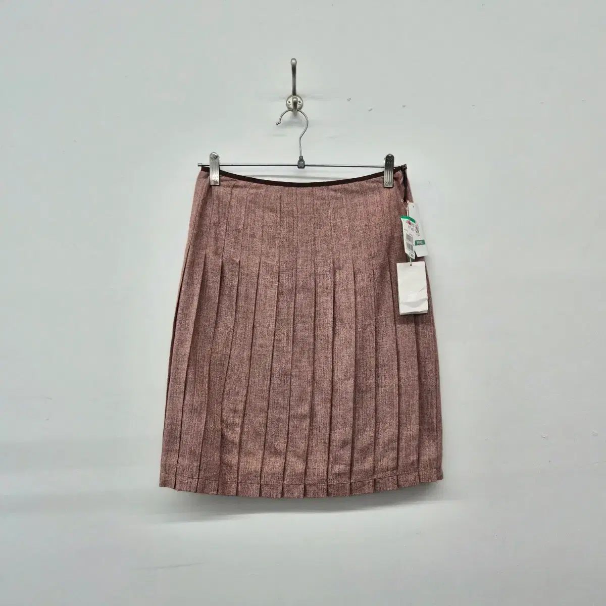 ポール スミス プリーツ ピンク ミディ スカート レディース 26 in