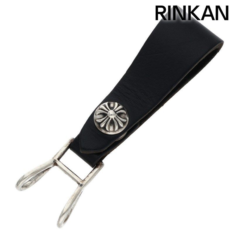 クロムハーツ BELT LOOP クロスボールボタンレザーベルトループ メンズ