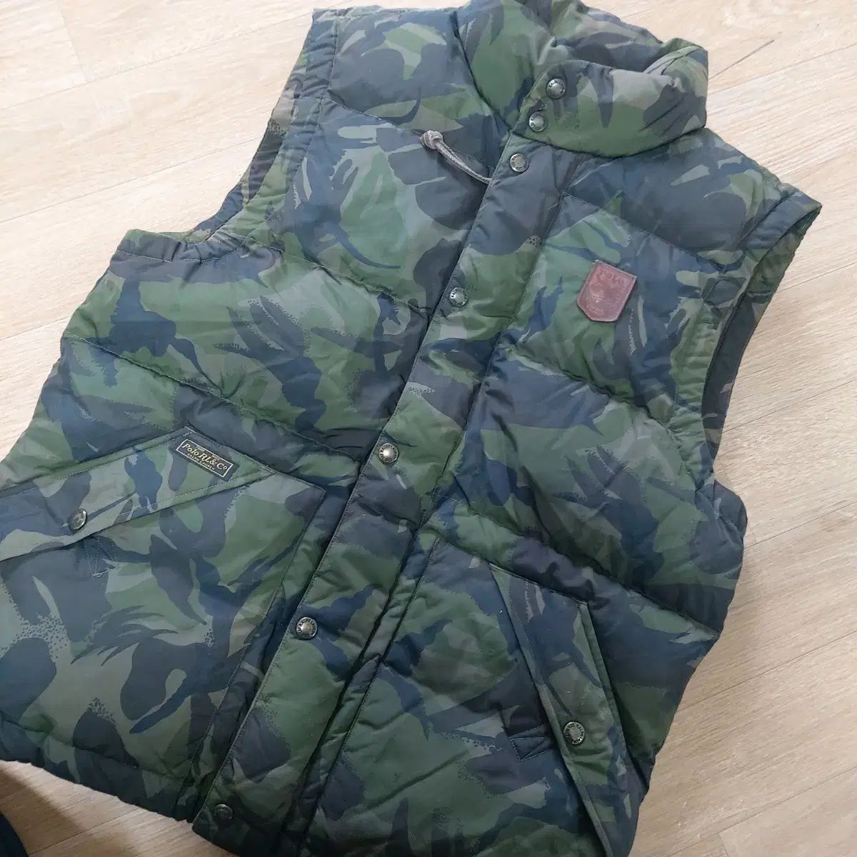 アウトレット ポロラルフローレン カモフラージュ ダウンベスト