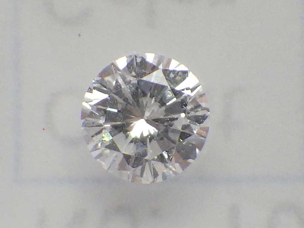 ダイヤモンド0 255 ct ルース E VS 2 G 中宝ソーティング付き