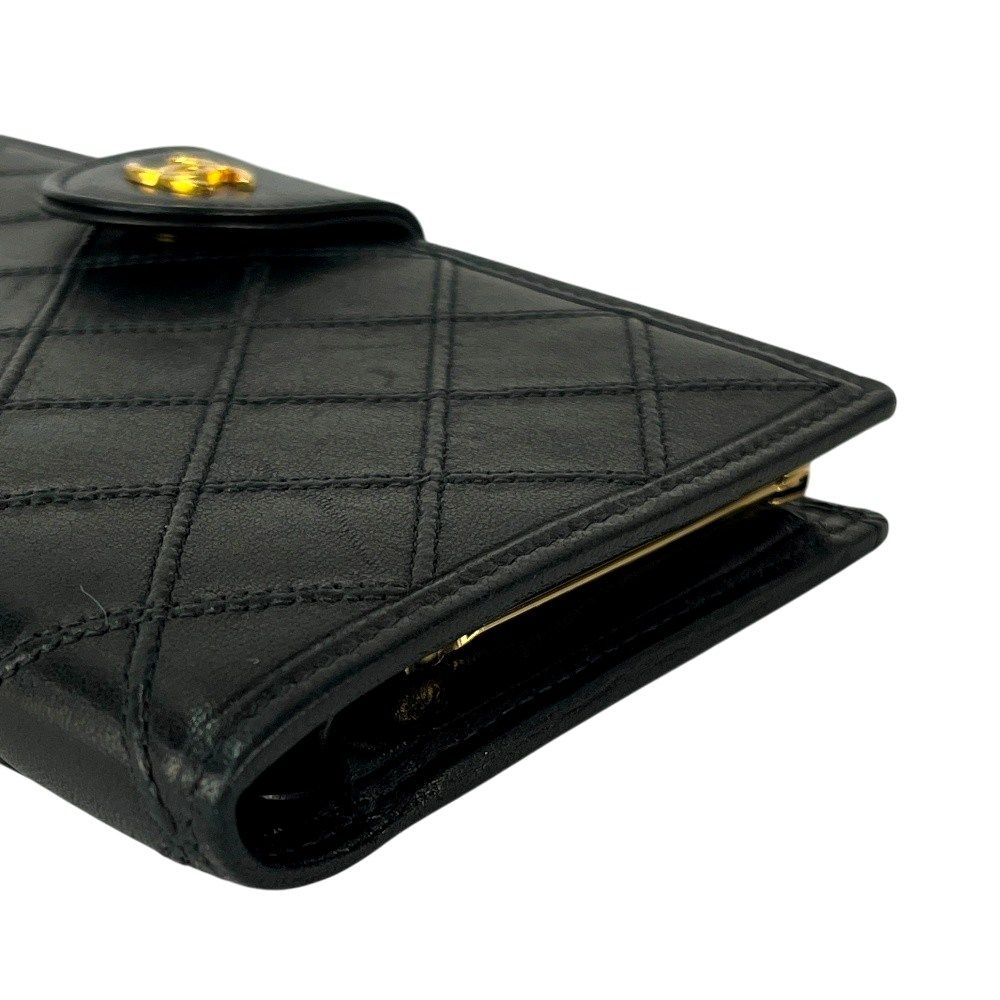 シャネル □美品□ ビコローレ がま口 二つ折り 長財布 ウォレット