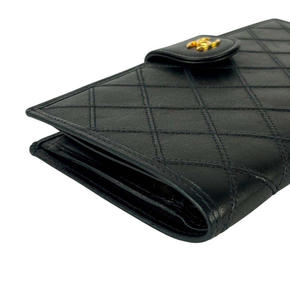 シャネル □美品□ ビコローレ がま口 二つ折り 長財布 ウォレット