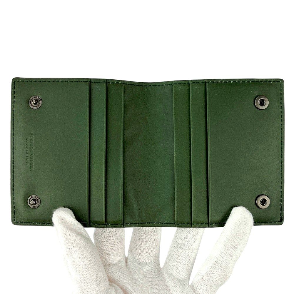 ボッテガヴェネタ □新同□ イントレチャート カードケース レザー