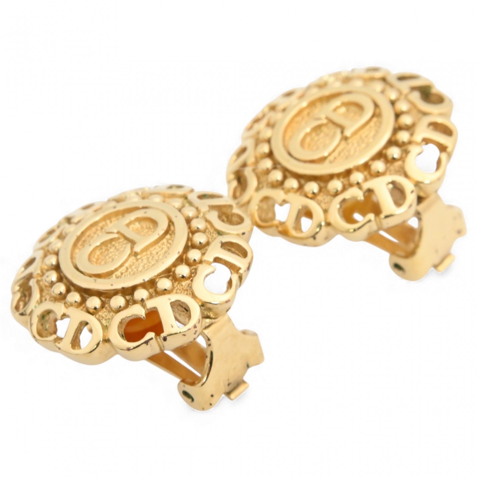 ディオール イヤリング CDロゴ 高品質 ラウンド サークル Bランク