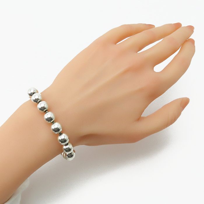 ティファニー Tiffany-Co. 925 シルバー ボール ブレスレット 25-86-1 質屋 丸高 兵庫県 西宮市 甲子園 実店舗あります ジュエリー プレゼント