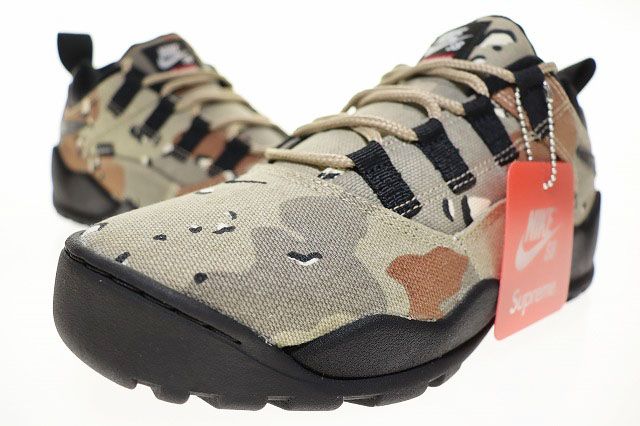 【中古】ナイキ NIKE × SUPREME DARWIN LOW DESERT CAMO 26?p シュプリーム ダーウィン ☆AA★▲■251216 ナイキ NIKE × SUPREME DARWIN LOW DESERT CAMO 26㎝ FQ3000-200