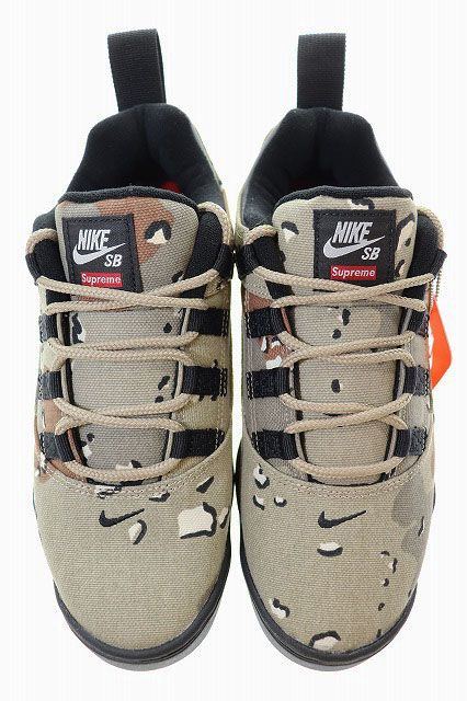 ナイキ NIKE × SUPREME DARWIN LOW DESERT CAMO 26㎝ FQ3000-200