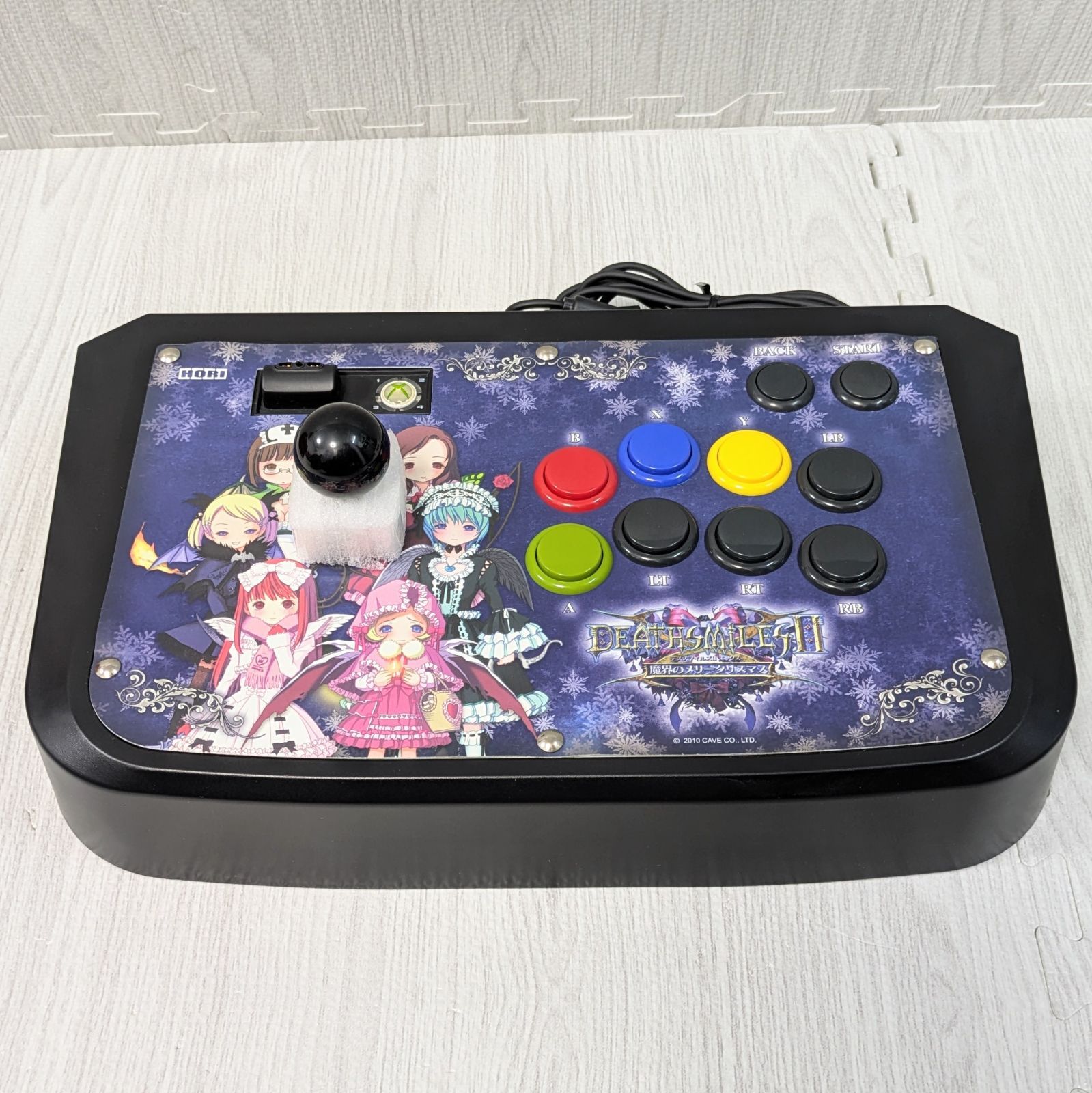 Xbox 360 HORI HX 3-63 デススマイルズ2 X アーケードスティック コントローラー 魔界のメリー