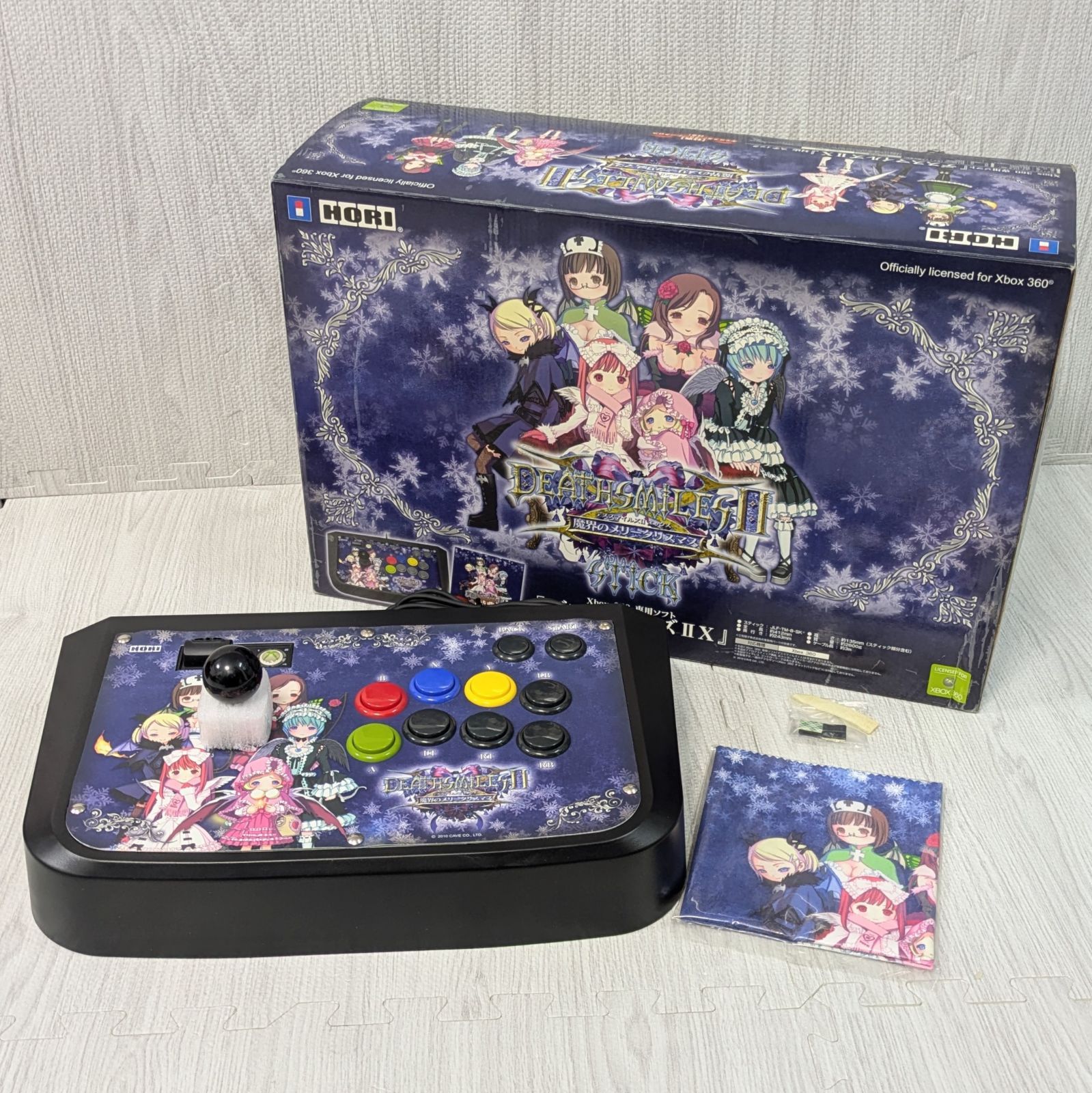 Xbox 360 HORI HX 3 63 デススマイルズ2 X アーケードスティック コントローラー 魔界のメリー