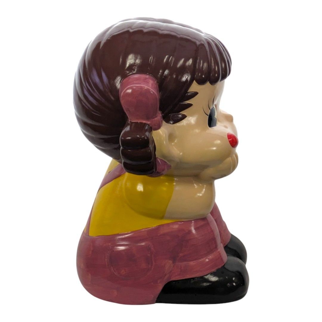 非売品】不二家 ジャンボお座りペコちゃん 陶器人形 - メルカリ