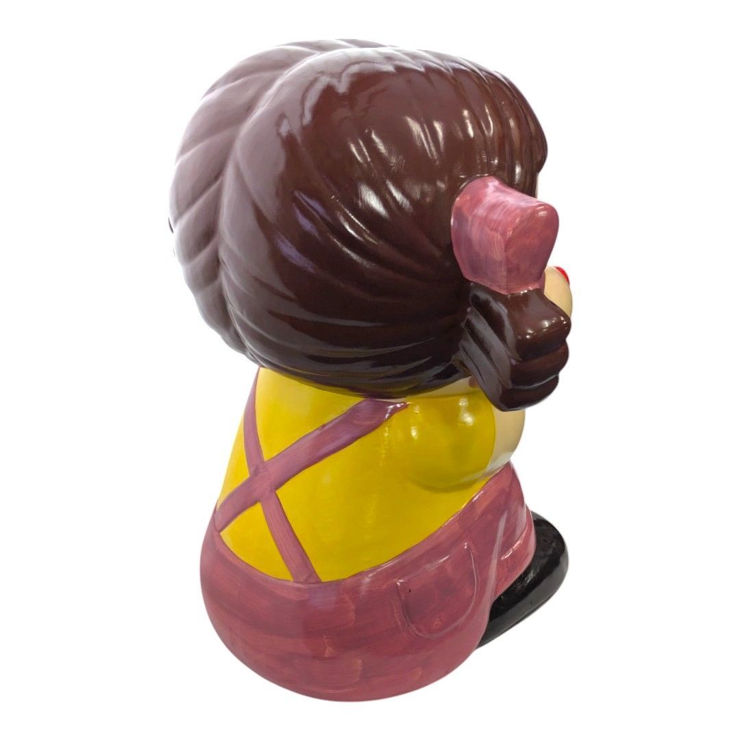 非売品】不二家 ジャンボお座りペコちゃん 陶器人形 - メルカリ