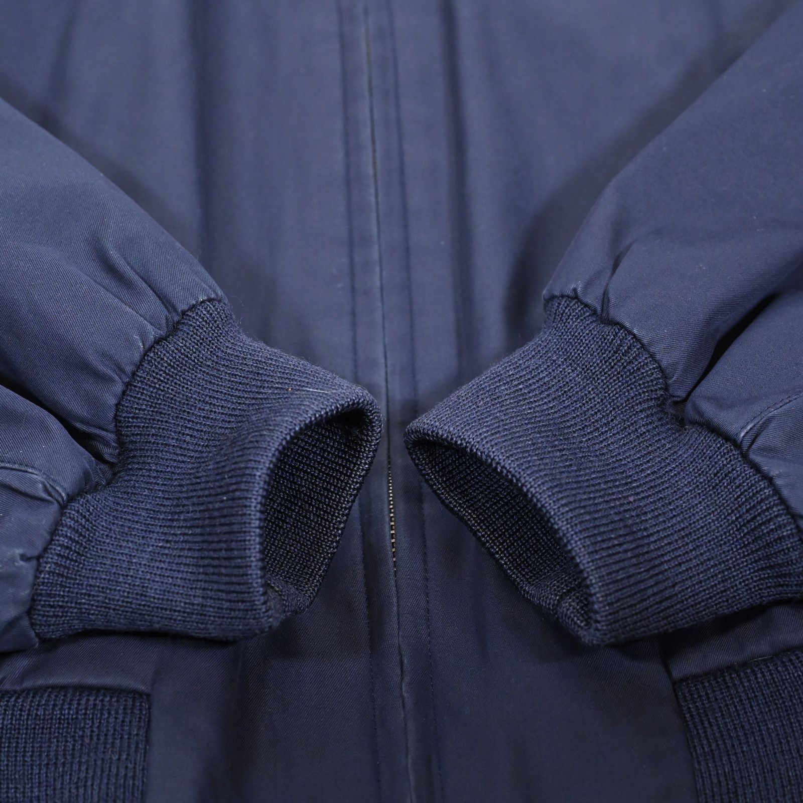 バーバリー スイングトップ ハリントンジャケット ネイビー チェック L