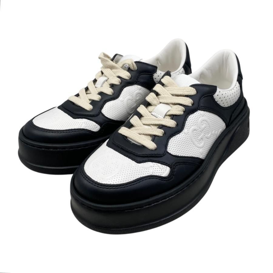 ☆E4867 グッチ スニーカー GGエンボス チャンキー 684911 34 1/2