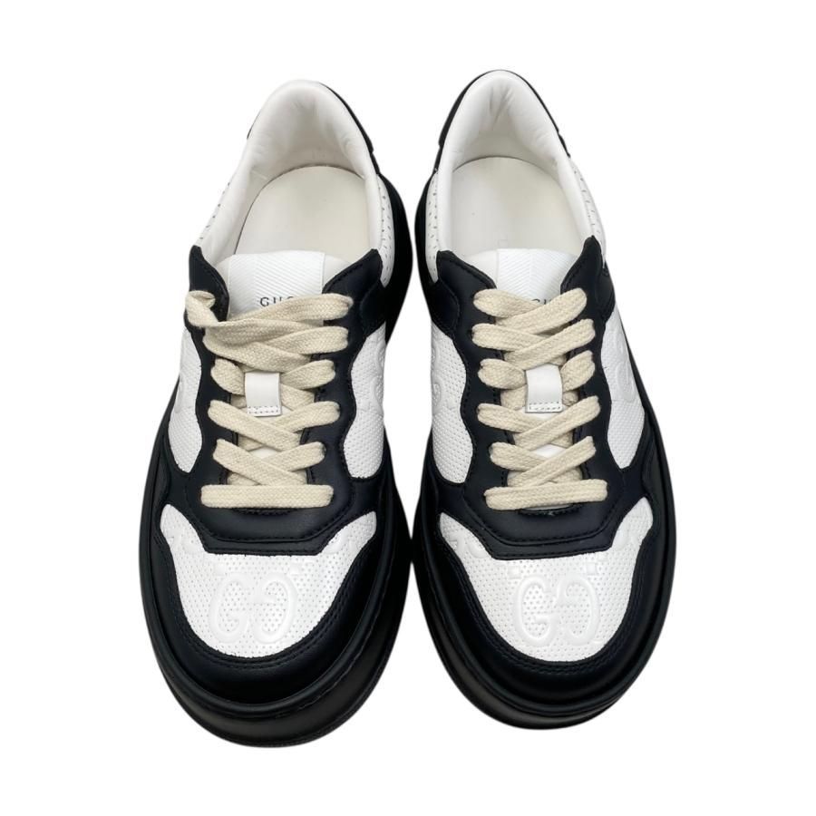 ☆E4867 グッチ スニーカー GGエンボス チャンキー 684911 34 1/2