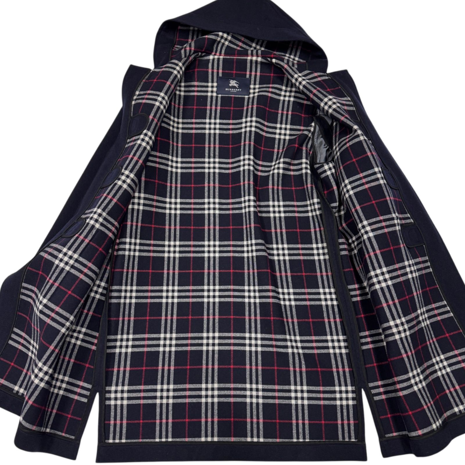 美品 BURBERRY LONDON バーバリーロンドン ウール カシミヤ入り