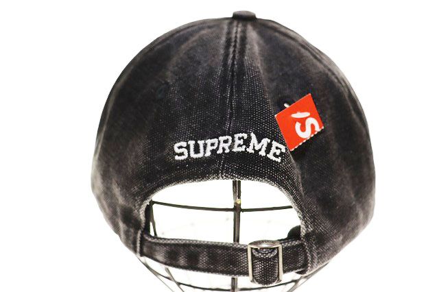 【中古】シュプリーム SUPREME 24AW PIGMENT S LOGO 6-PANEL BLACK ピグメント ロゴ キャップ ☆AA★▲■251030 シュプリーム SUPREME 24AW PIGMENT S LOGO 6-PANEL BLACK ピグメント