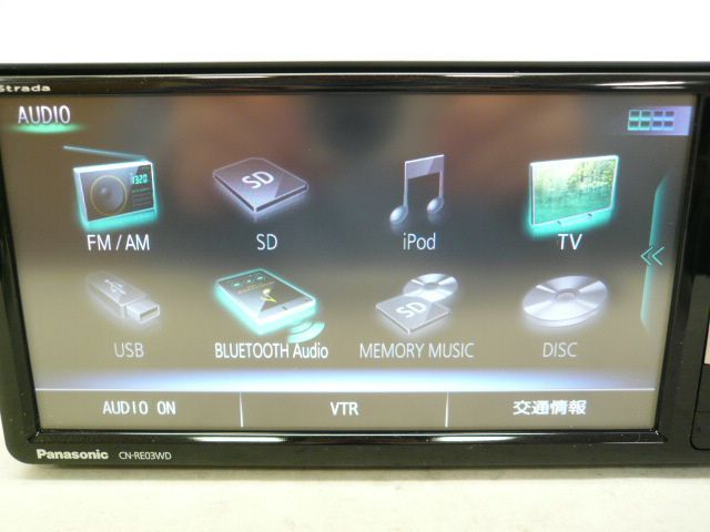 中古】 2025年度版 パナソニック ストラーダ CN-RE03WD メモリーナビ