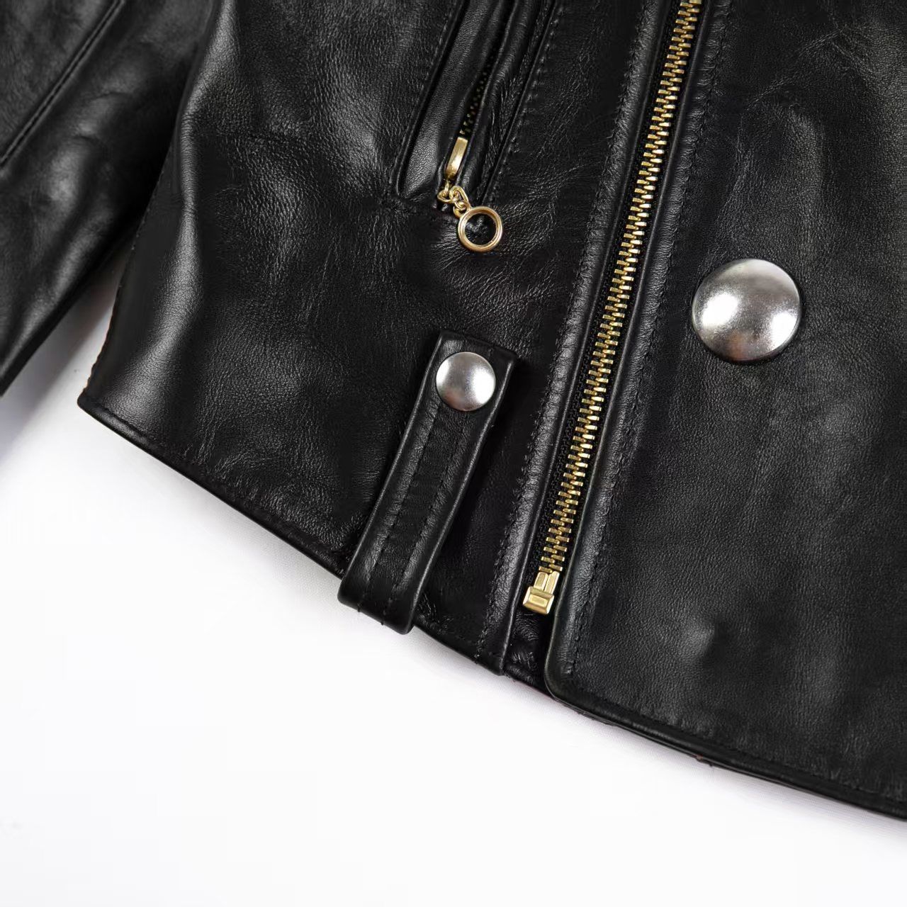 2025AW 馬革 レザージャケット 茶芯ホースハイド ダブルライーダース S