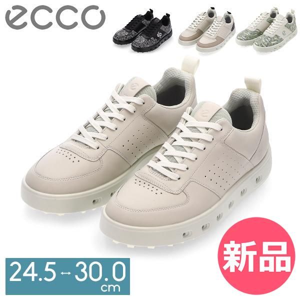 eccoゴルフシューズ size43【新品未使用】ベージュレザー エコー ECCO 防水 売れ筋モデル GOLF LT1 スパイクレスBOAゴルフ