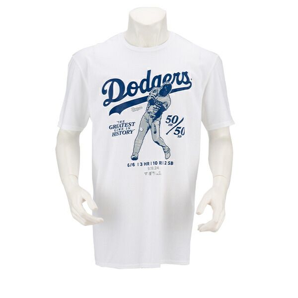 新品】 【数量限定】 MLB ドジャース 大谷 翔平 50-50 達成記念 T