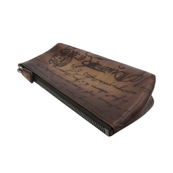 ❣️ベルルッティ❣️ Berlutiカリグラフィ✨ケース【極美品】 極美品】Berluti ベルルッティ 廃盤 OKOUME スクリット カリグラフィ