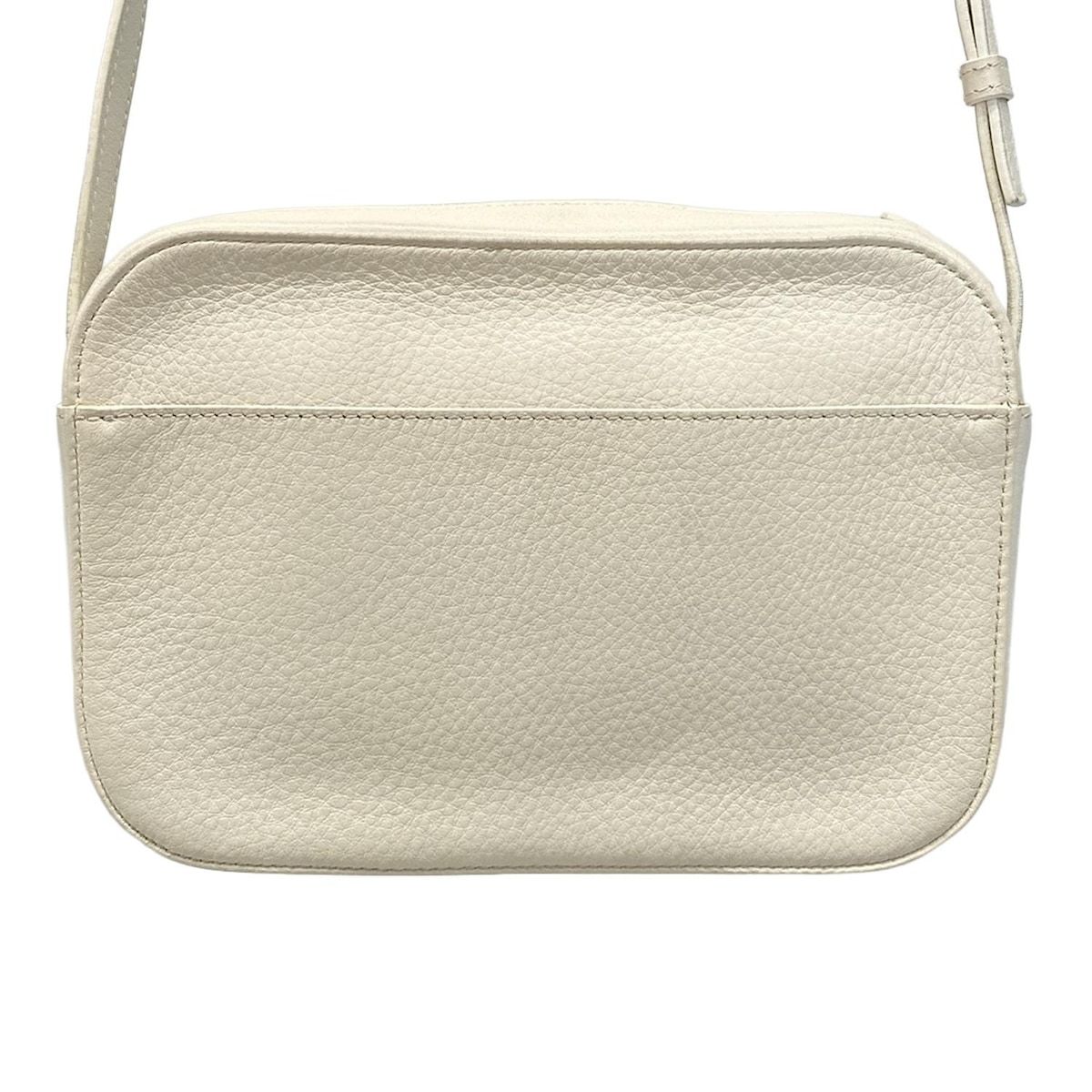 【極美品✨】 バレンシアガ カメラバッグ エブリデイ ホワイト レザー ロゴ BALENCIAGA(バレンシアガ) ショルダーバッグ エブリデイカメラバッグ