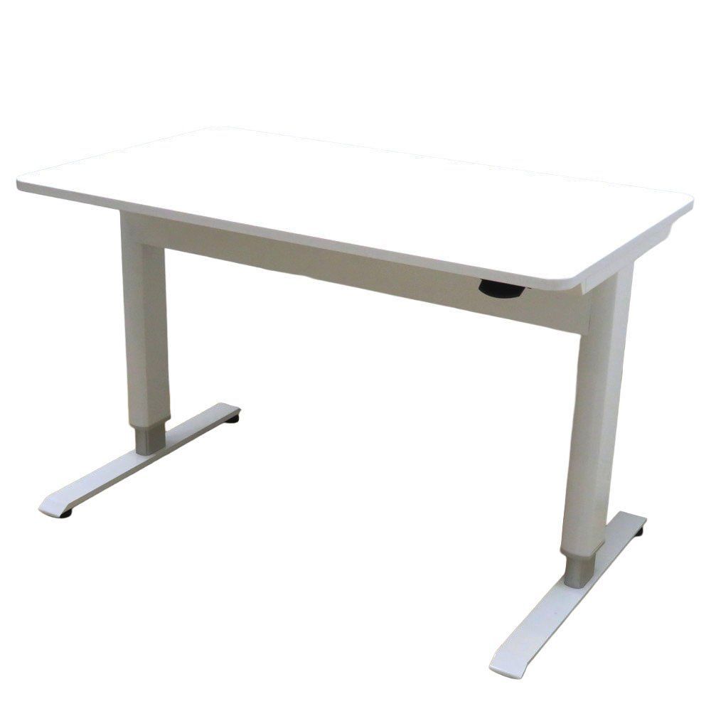 オフィスコム ミーティングテーブル ホワイト 昇降式 700 1130 mm W 1200 D 会議机 高さ変更 アジャスター付き EG 19759 オフィス家具